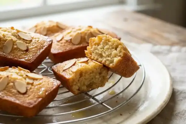 Délicieux financiers amande dorés, parfaits pour une recette gourmande. Un délice croustillant à souhait.