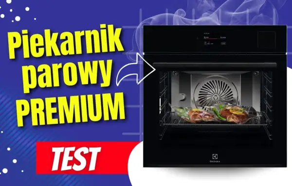 Piekarnik parowy Electrolux Premium w teście. W środku mięso w próżni.