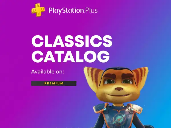 Klasyczny katalog PlayStation Plus, z Ratchetem, dostępny na PS5. Czy gry z PS3 działają na PS5? Tak, w ramach tej usługi!