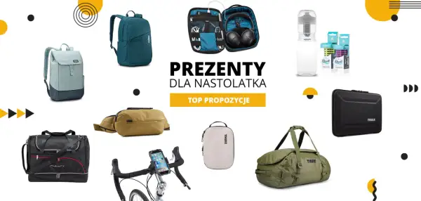 Szukasz co na prezent dla 13 latka? Zobacz plecaki, torby, etui i bidony - idealne dla nastolatka!