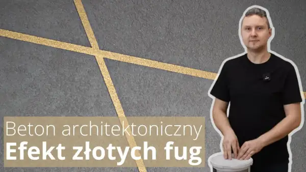 Jak zrobić beton ze złotymi paskami – krok po kroku z materiałami