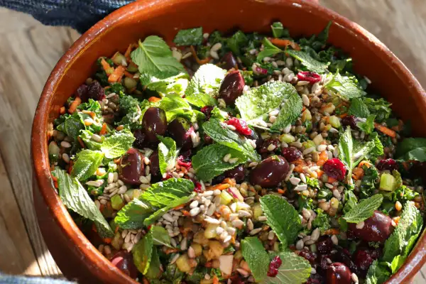 Recette authentique de salade de lentille marocaine pleine de saveurs
