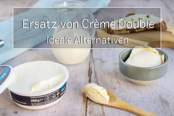 Mascarpone als Ersatz für Crème Double. Cremige Alternativen für süße und herzhafte Gerichte.