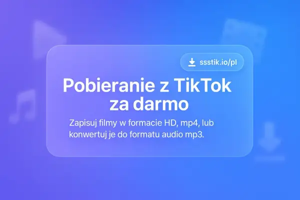 Pobieranie z TikTok za darmo. Zapisuj filmy w HD, mp4 lub konwertuj do mp3. Strona ssstik.io/pl.