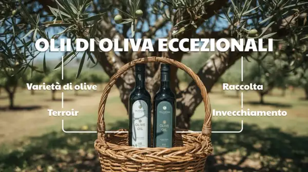 Oli d'oliva eccezionali: varietà, terroir, raccolta e invecchiamento. Il significato dell'olio IGP è qualità garantita.