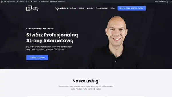 Kurs WordPress Elementor: stwórz profesjonalną stronę internetową bez kodowania. Dołącz do kursu i rozwijaj swój biznes online.