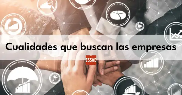 Manos unidas, símbolo de trabajo en equipo. Las empresas buscan cualidades como la colaboración y el crecimiento.