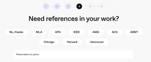 Potrzebujesz cytatów? Wybierz styl: MLA, APA, IEEE, AMA, ACS, ABNT, Chicago, Harvard, Vancouver.