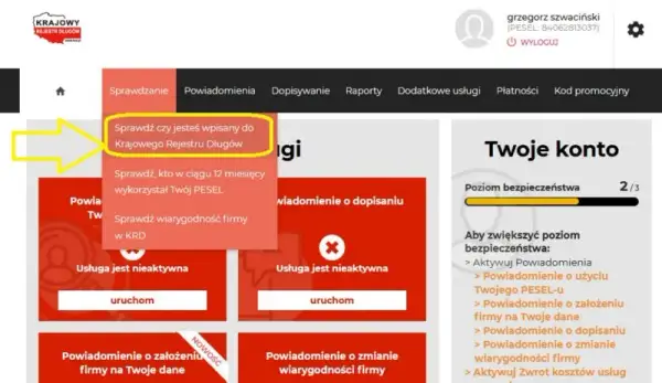 KRD co to? Jak sprawdzić długi i usunąć wpis z rejestru?