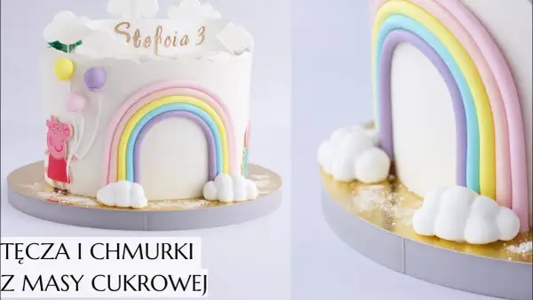 Jak przykleić ozdoby z masy cukrowej do tortu w prosty sposób