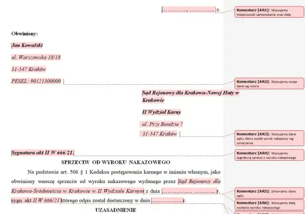 Jak napisać do sądu o odpis wyroku - uniknij błędów w wniosku