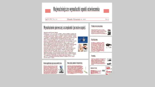 Wynalazki epoki oświecenia, które zmieniły świat i nasze życie