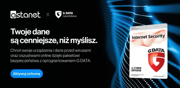 Twoje dane są cenniejsze niż myślisz. Chroń się przed wirusami i oszustwami online, bo to nie jest scam. Pakiet bezpieczeństwa G DATA chroni Cię.