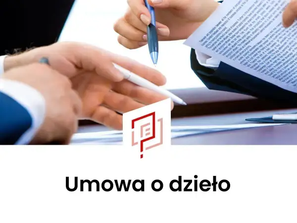 Podpisanie umowy o dzieło. Dyskutowanie o szczegółach i podatkach związanych z realizacją projektu.