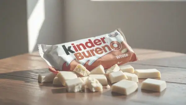 Kinder Bueno White: Ile kalorii? Wartości na 100g i porcję