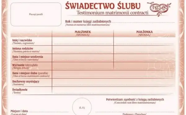 Jakie dokumenty do ślubu kościelnego? Pełny przewodnik i checklist