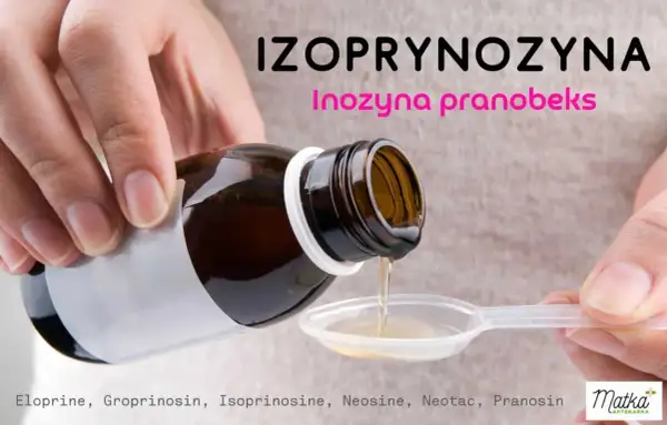 Syrop neosine syrop dla dzieci. Izoprynozyna, inozyna pranobeks w płynie, gotowe do podania.