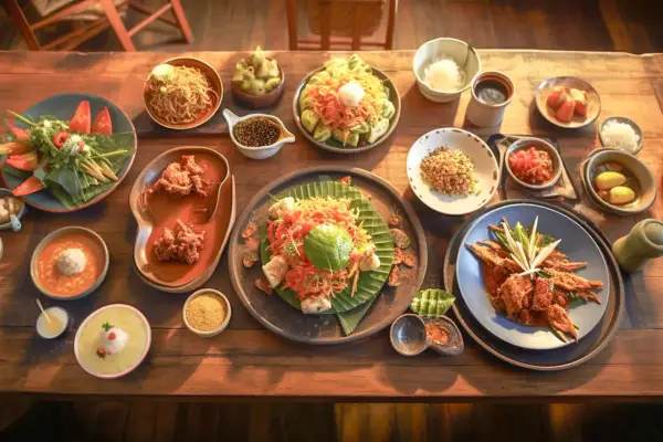 Vielfalt an authentischen Gerichten in einem Thai Restaurant in Berlin. Köstliche Speisen, die zum Genießen einladen.