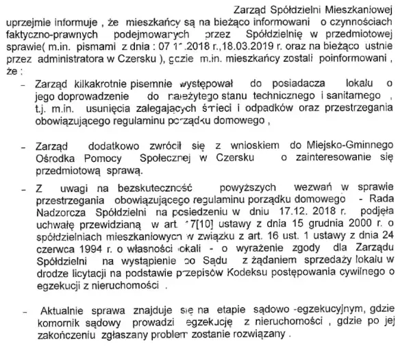 Jak napisać pismo do spółdzielni mieszkaniowej w sprawie grzyba skutecznie?