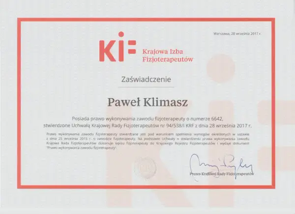 Prawo wykonywania zawodu fizjoterapeuty: Kiedy wygasa i jak odzyskać?