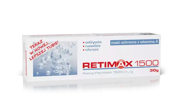 Retimax 1500 opinie: maść ochronna z witaminą A, która odżywia, nawilża i chroni. Teraz w nowej, lepszej tubie!