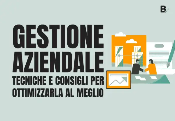 Gestione aziendale: tecniche e consigli per ottimizzarla. Illustrazione di un team che collabora per una gestione delle risorse efficace.