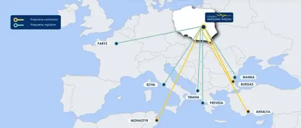 Loty z Radomia: Sprawdź kierunki wakacyjne i regularne z RDO