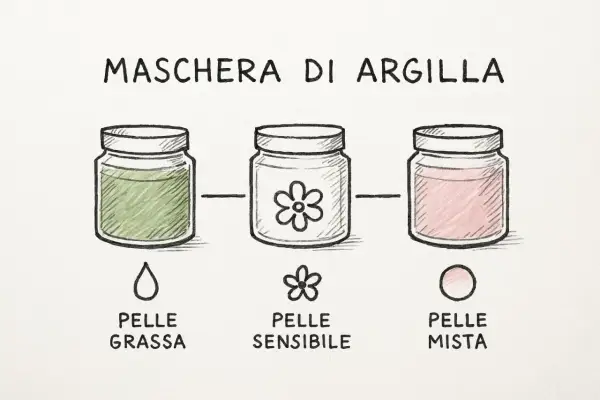 Maschere di argilla bianca per pelli grasse, sensibili e miste. Scopri le proprietà!