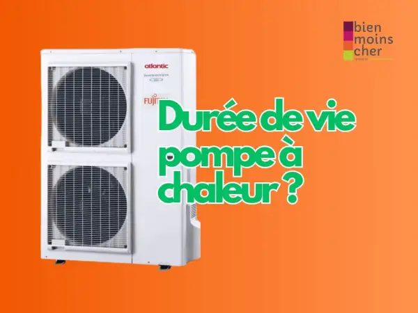 Unité extérieure de pompe à chaleur. Découvrez la durée de vie d'une pompe à chaleur pour un confort durable.