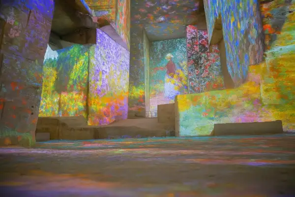 Immersion dans l'univers de Claude Monet, où la lumière et la couleur transforment l'espace. La technique de peinture de Monet prend vie.