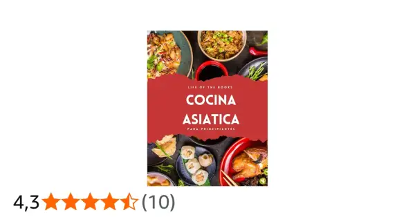 Descubre la deliciosa cocina asiática con este libro para principiantes. Incluye platos como pollo asado, dumplings y arroz frito.