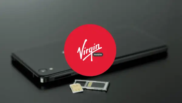 Karta SIM mini 3 virgin kod gotowa do włożenia do telefonu.