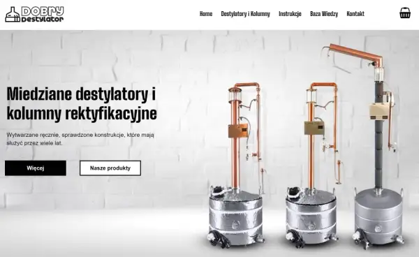 Miedziane destylatory i kolumny rektyfikacyjne. Dowiedz się, jak działa destylator Aabratek, dzięki naszym sprawdzonym konstrukcjom.