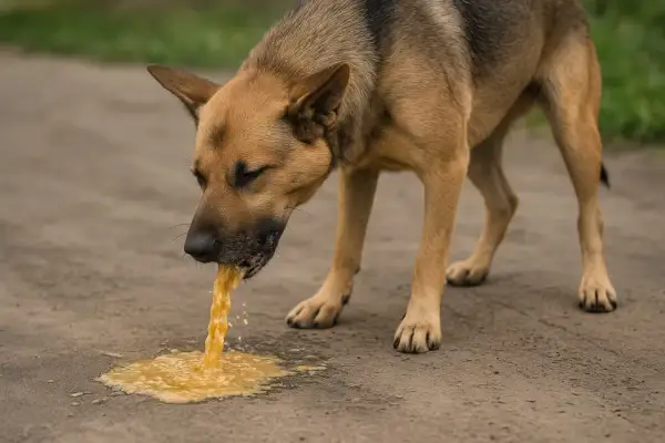 Pies wymiotuje żółtą substancję. Czy pies może pić piwo? Zdecydowanie nie, to dla niego szkodliwe.