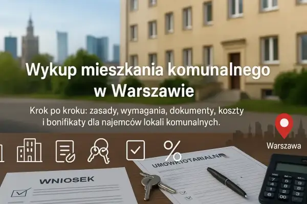 Jak zdać mieszkanie komunalne w Warszawie? Poradnik krok po kroku: zasady, wymagania, dokumenty, koszty i bonifikaty dla najemców.