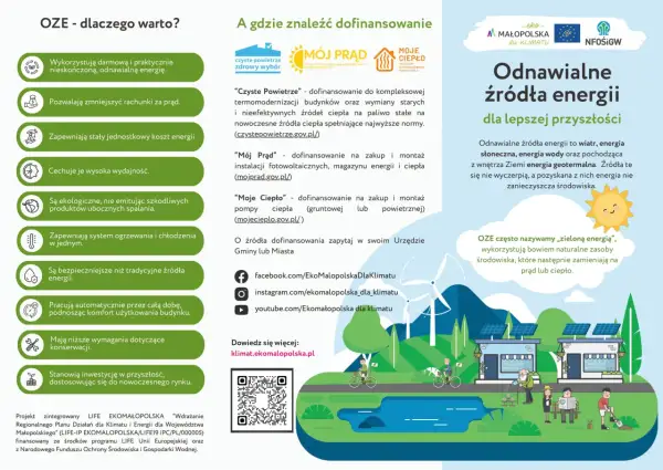 Odnawialne źródła energii to czysta przyszłość. Zmniejsz rachunki i dbaj o planetę, korzystając z wiatru, słońca i wody.