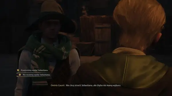 W cieniu czasu w Hogwarts Legacy, Ominis Gaunt rozważa los Sebastiana.