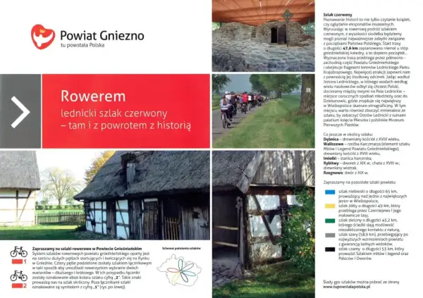 Odkryj **trasy rowerowe Gniezno** i poznaj lednicki szlak czerwony – podróż w przeszłość.