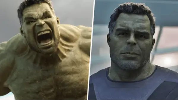 Dwa oblicza Incredible Hulk: wściekły kolos i spokojniejszy, dojrzały Banner.