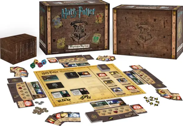 Gra planszowa Harry Potter Hogwarts Battle - zasady, komponenty i więcej