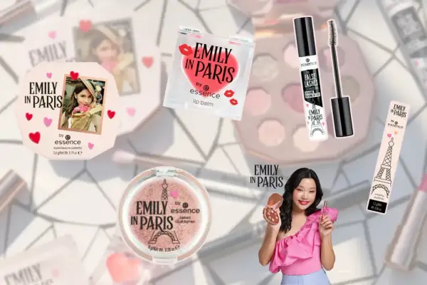 Kolekcja kosmetyków "Emily in Paris" od essence. Zobacz, essence co to za firma, tworząca tę uroczą linię z motywem Paryża i serialu.