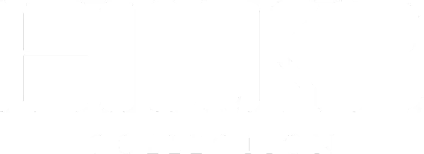 Hilke Collection. Vita bokstäver på svart bakgrund.