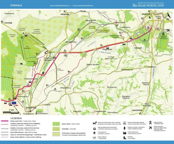 Białka Tatrzańska: Trasy rowerowe dla każdego od rodzin po DH!