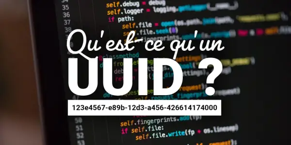 Qu'est-ce qu'un UUID ? Un identifiant unique universel, comme 123e4567-e89b-12d3-a456-426614174000, utilisé en programmation.