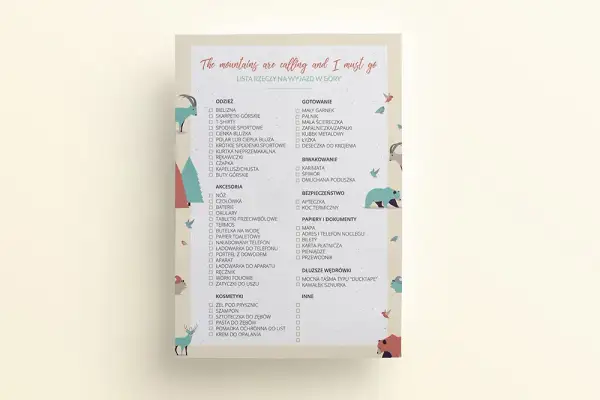 Co zabrać w góry? Kompletna lista na każdą porę roku!