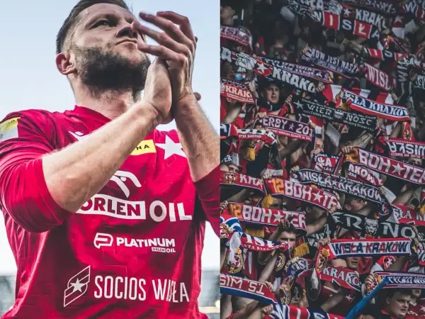 Jakub Błaszczykowski z kibicami Wisły Kraków. Jego majątek to symbol sukcesu i oddania fanów.