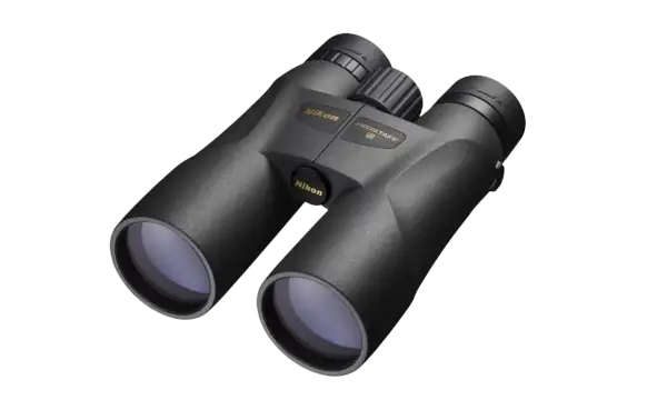 Binocolo Nikon PROSTAFF 10x50: ingrandimento 10x, diametro obiettivo 50mm. Ideale per osservazioni dettagliate.