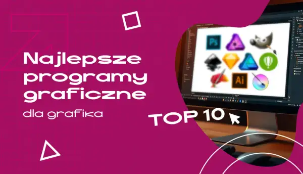 Najlepsze programy graficzne dla grafika. Na ekranie komputera ikony popularnych programów graficznych.