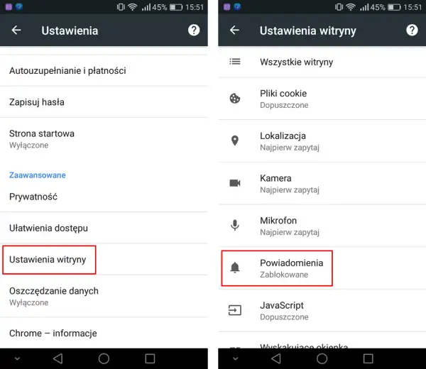 Jak wyłączyć powiadomienia ze stron internetowych na telefonie, aby uniknąć rozpraszania