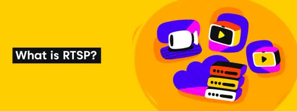 What is RTSP? The image shows icons representing video streaming devices, hinting at the function of the RTSP port in transmitting media.